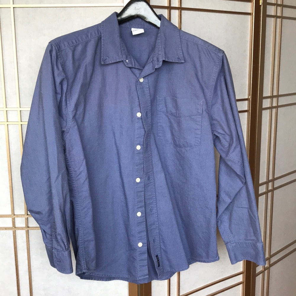 Old navy blue button up